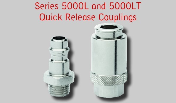Series 5000L and 5000LT Quick Release Couplings by Camozzi